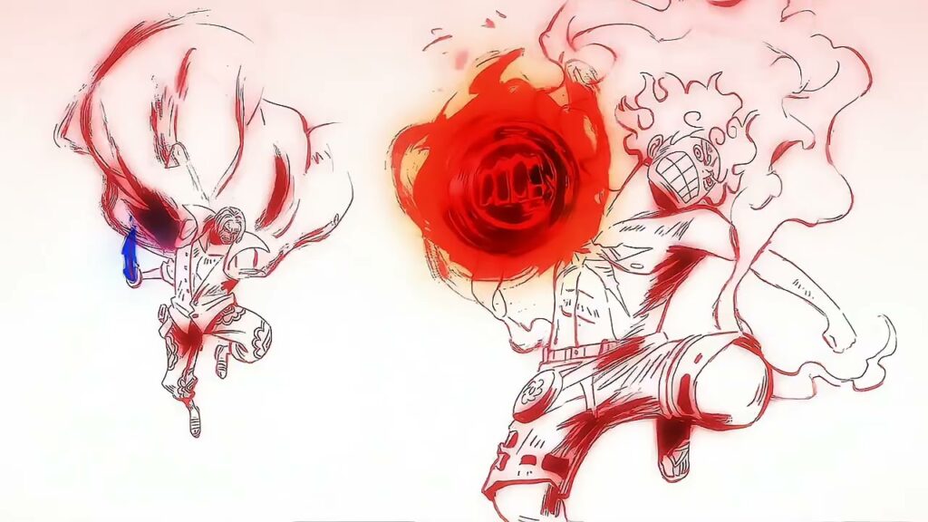gear 5 one piece red
