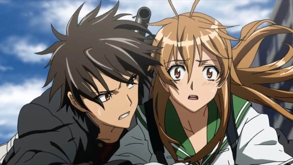meilleurs anime fan service - Highschool of the Dead