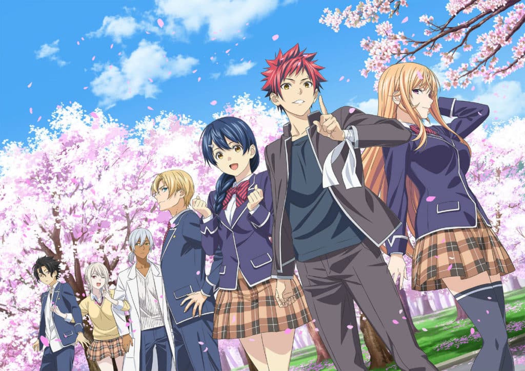 meilleurs anime fan service - Food Wars