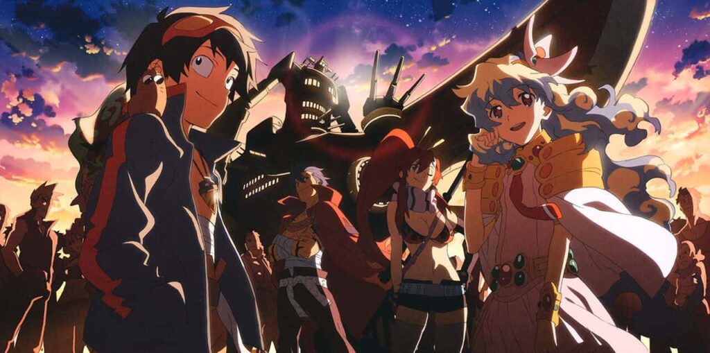 meilleurs anime fan service - Gurren Lagann