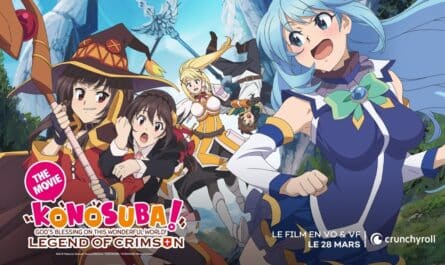KonoSuba ordre de visionnage ultime : anime, OVA, Spin-off, film.