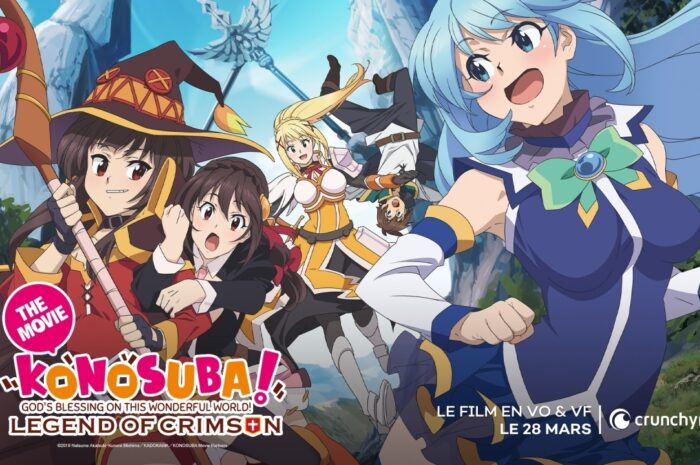 KonoSuba ordre de visionnage ultime : anime, OVA, Spin-off, film.